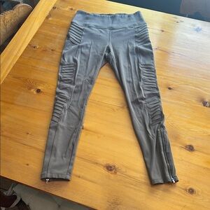 Athleta Brown Delancey Moto Tight